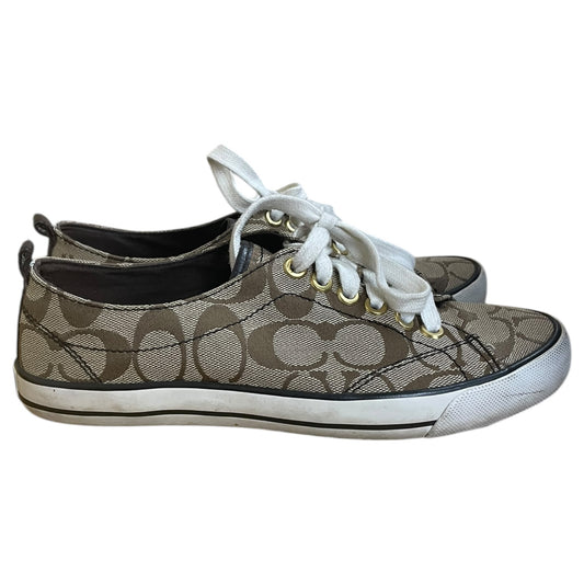 Shoes Designer By Coach In Brown, Size:7