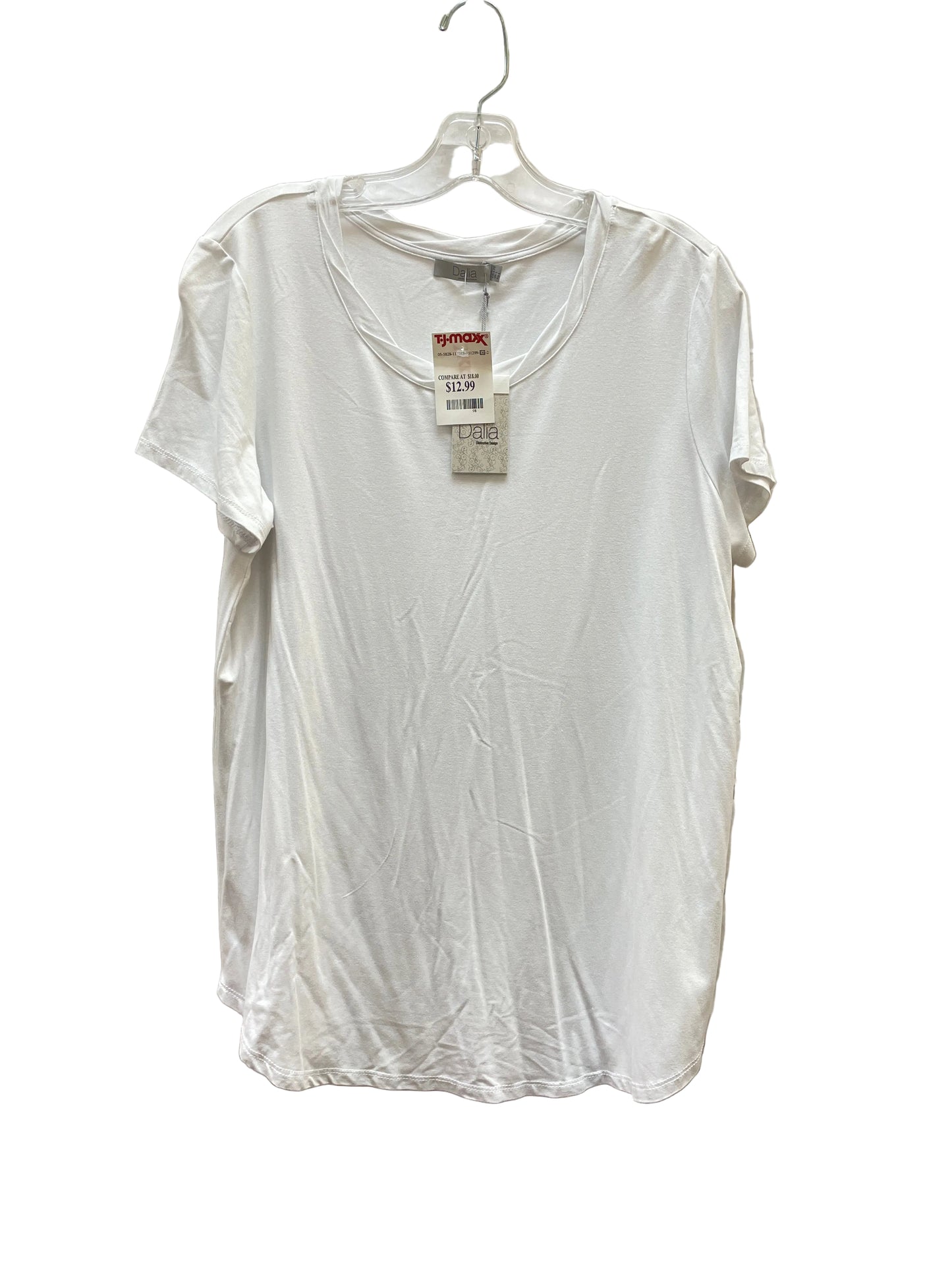Top Ss Basic By Dalia In White, Size:L