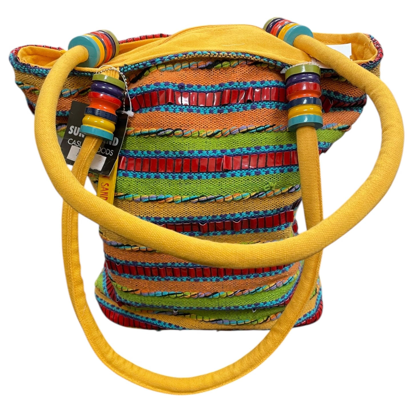 Tote By Sun n Sand In Yellow, Size:Large