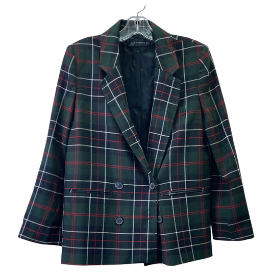 Blazer By Zara Women In Green & Red, Size:M