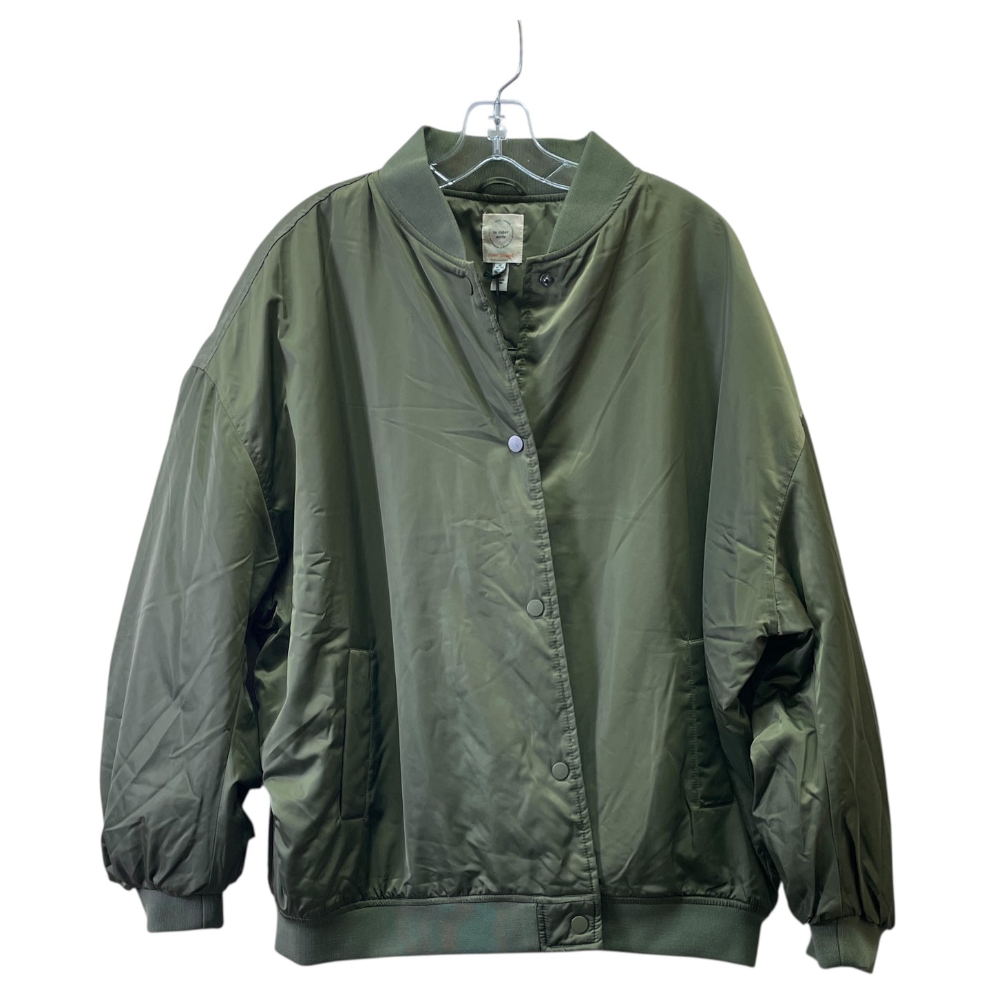 Jacket Other By River Island In Green, Size:20