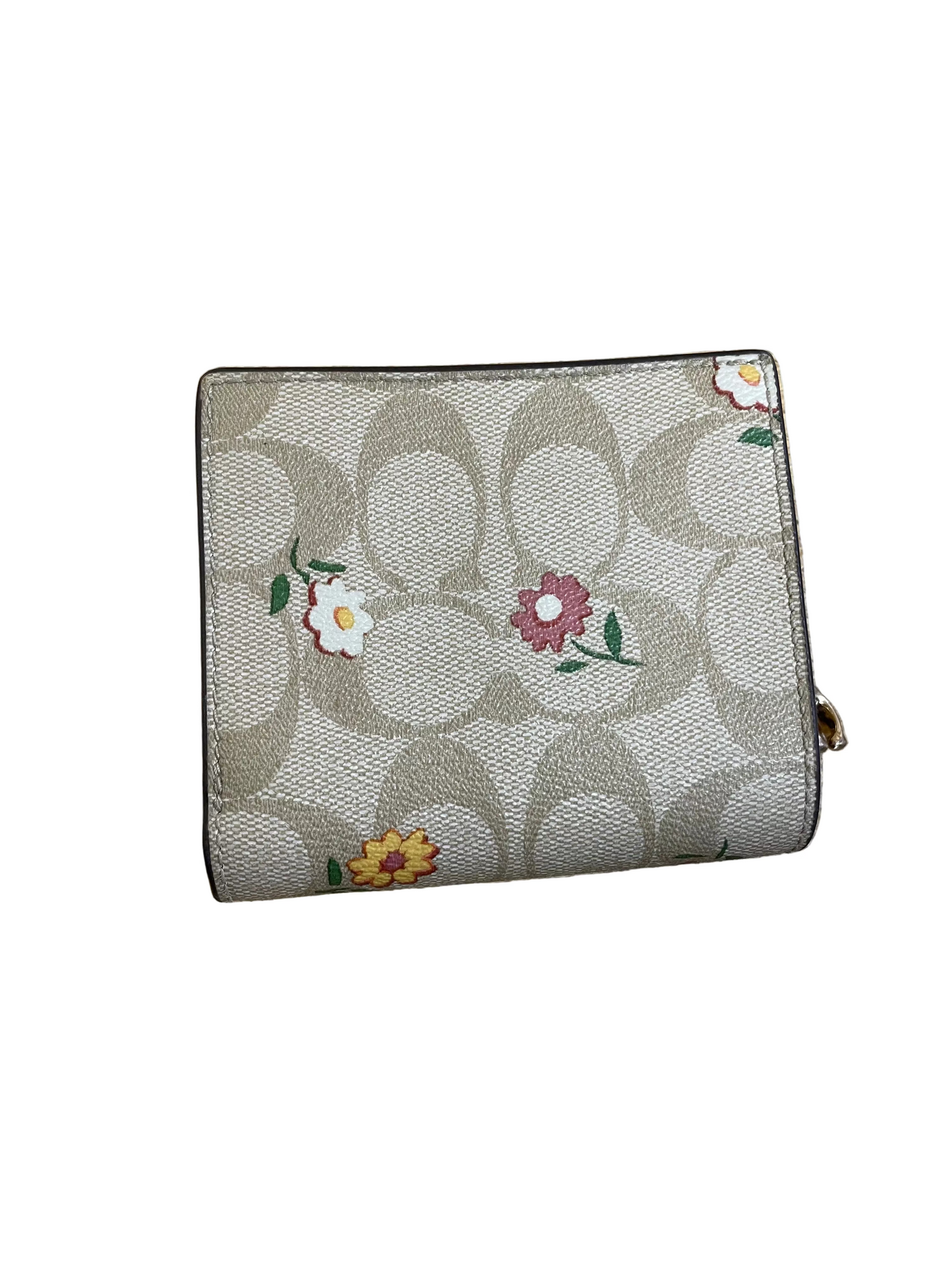 Wallet Designer By Coach In Floral Print, Size:Small