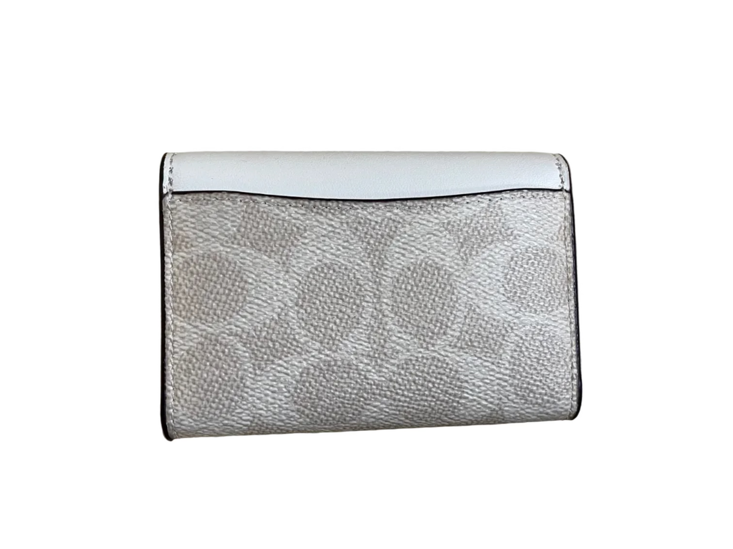 Id/Card Holder Designer By Coach In Cream