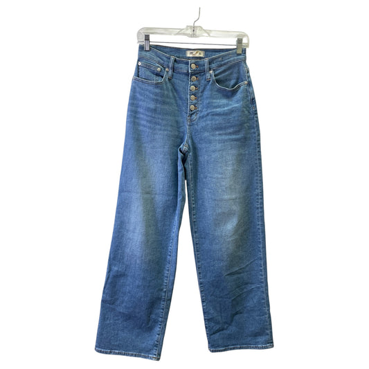 Jeans Wide Leg By Madewell In Blue, Size:2