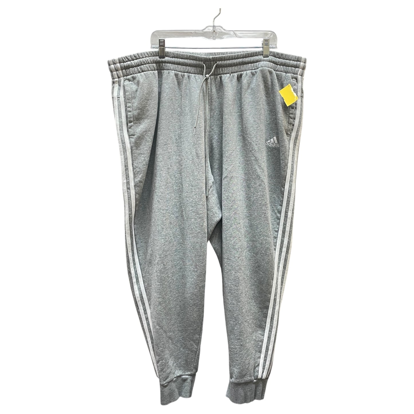 Pants Joggers By Adidas In Grey & White, Size:4X