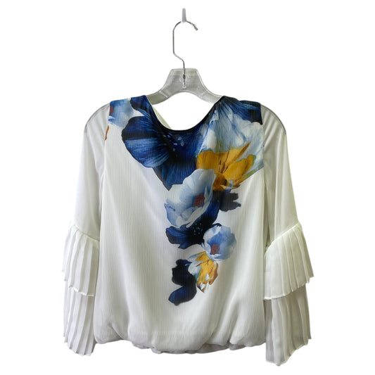 Top Ls By Alfani In Blue & White, Size:Xs