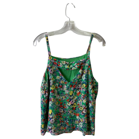 Top Sleeveless By Maeve In Green, Size:L