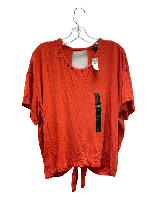 Top Ss Basic By Banana Republic In Orange, Size:Xl