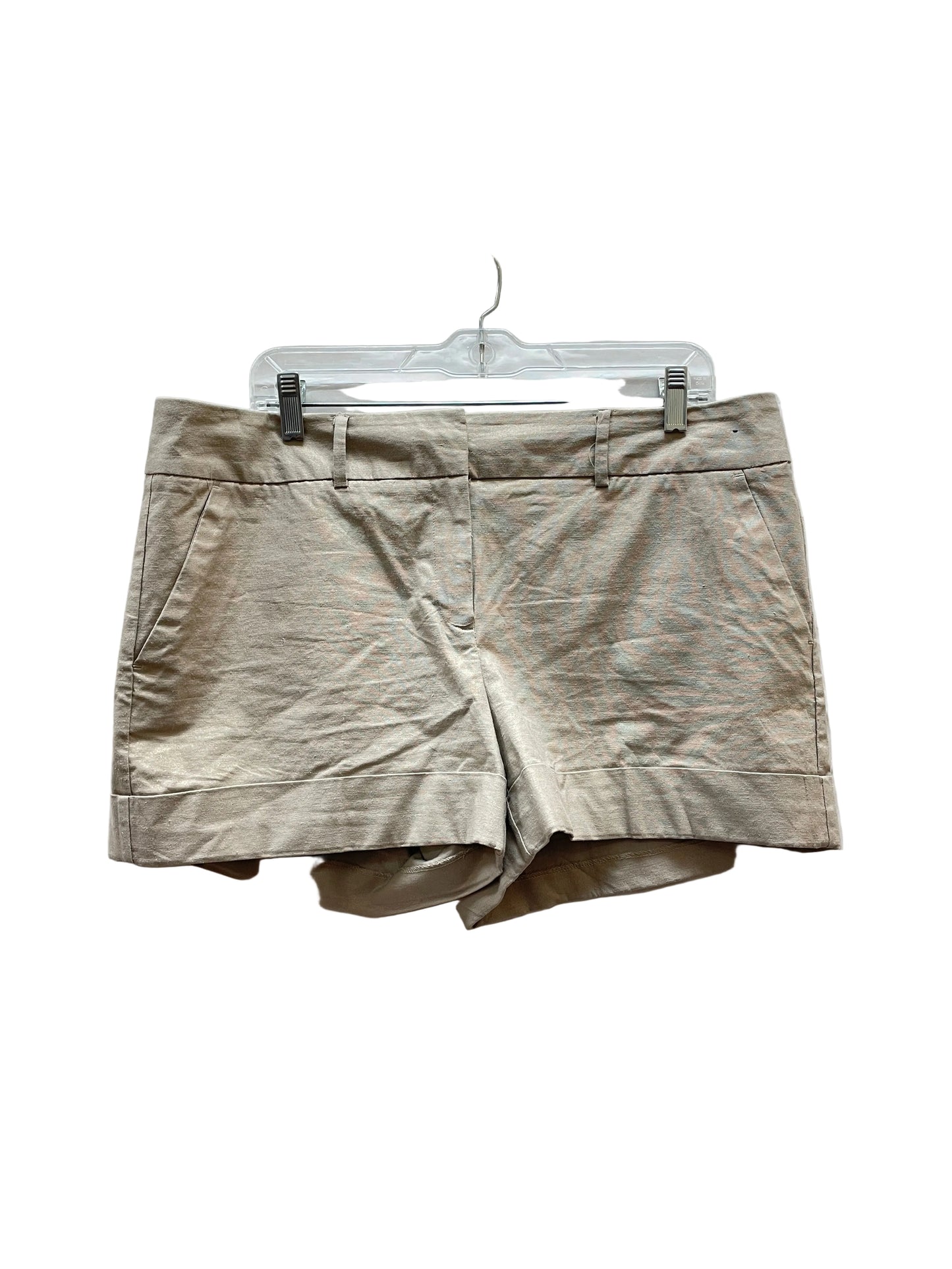 Shorts By New York And Co In Gold & Tan, Size:14