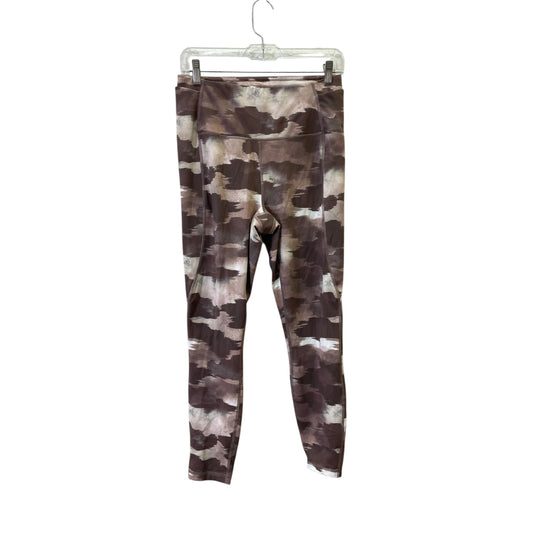 Athletic Leggings By Reebok In Brown, Size:M