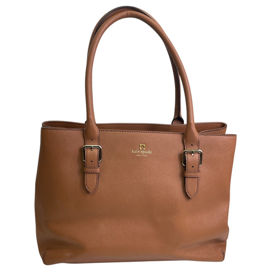 Handbag Designer By Kate Spade In Brown, Size:Large