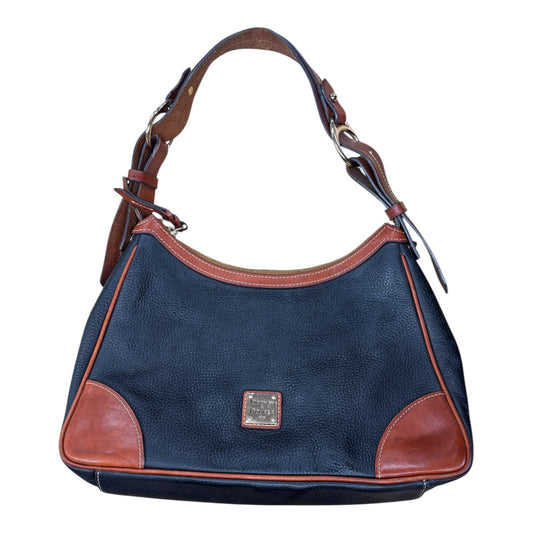 Handbag Designer By Dooney And Bourke In Black & Brown, Size:Medium