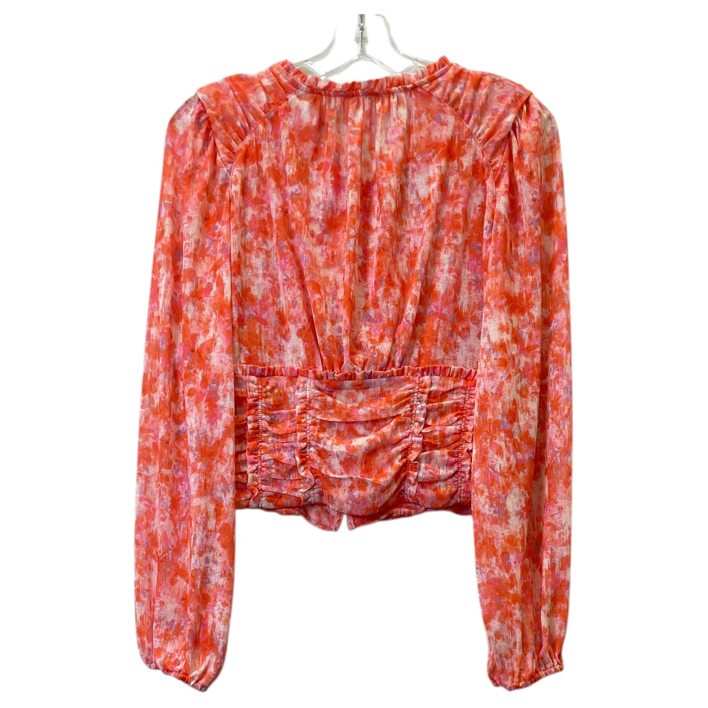 Top Ls By Anthropologie In Orange, Size:L