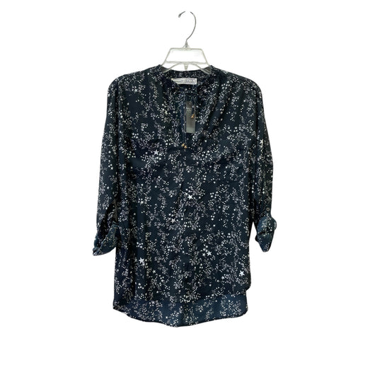 Top 3/4 Sleeve By Abercrombie And Fitch In Black & White, Size:S