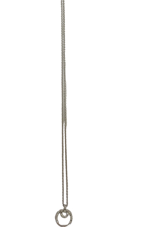 Necklace Designer By Swarovski In Silver