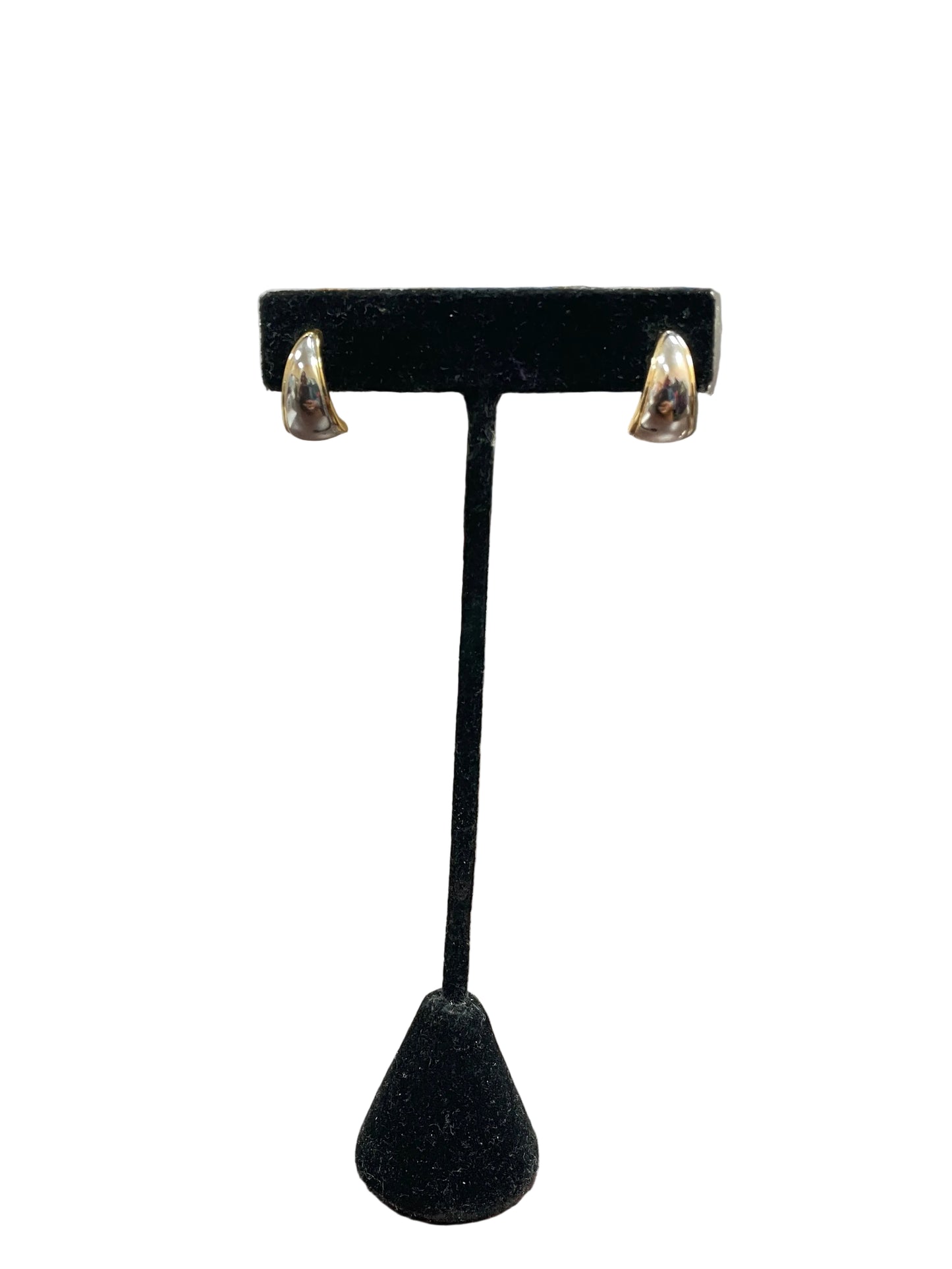 Earrings Hoop By Clothes Mentor In Gold & Silver