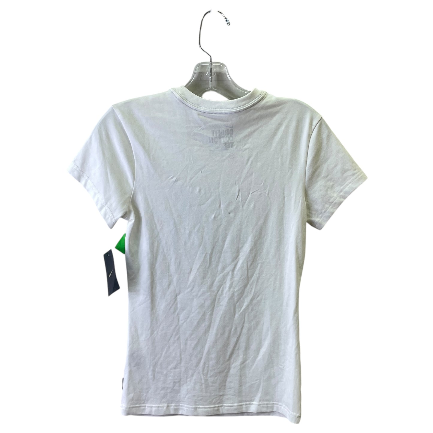 Athletic Top Ss By Nike Apparel In White, Size:Xs