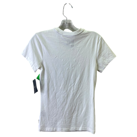 Athletic Top Ss By Nike Apparel In White, Size:Xs