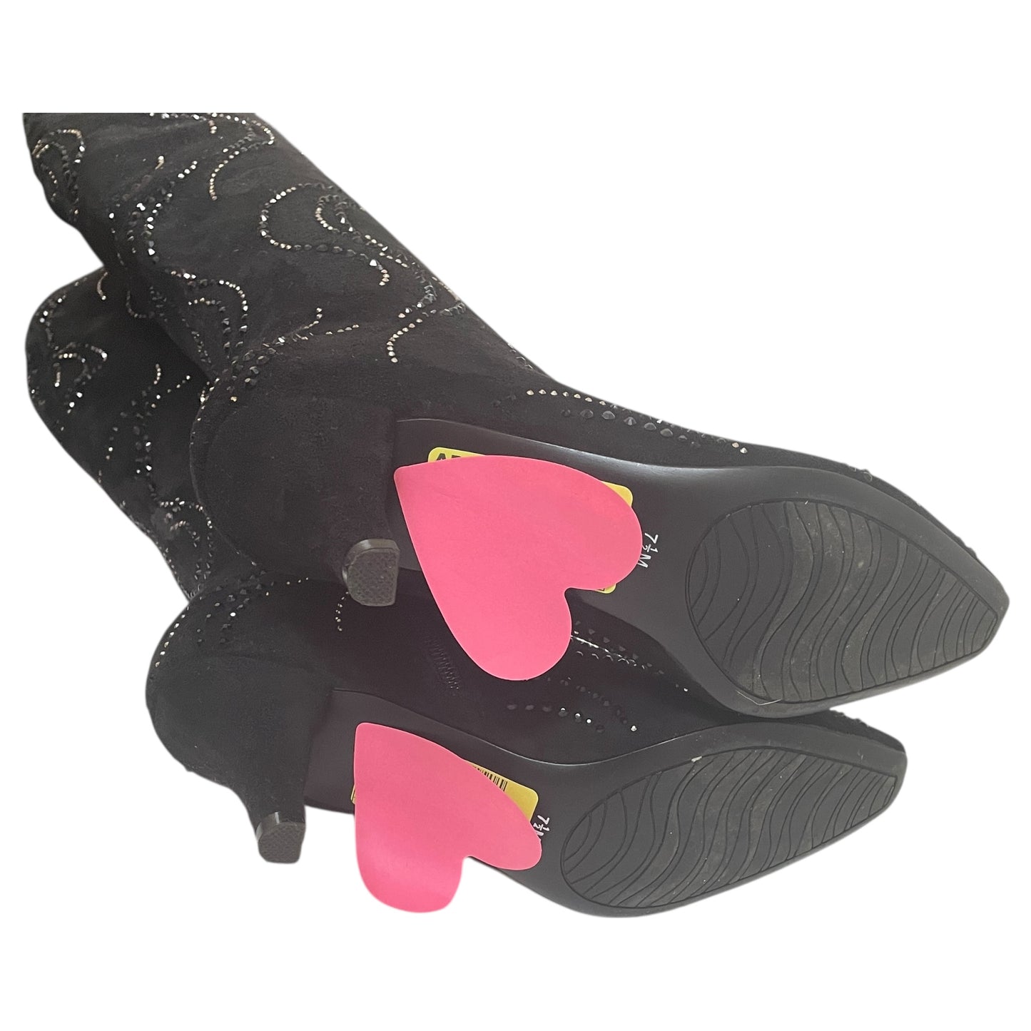 Boots Mid-Calf Heels By Impo In Black, Size:7.5