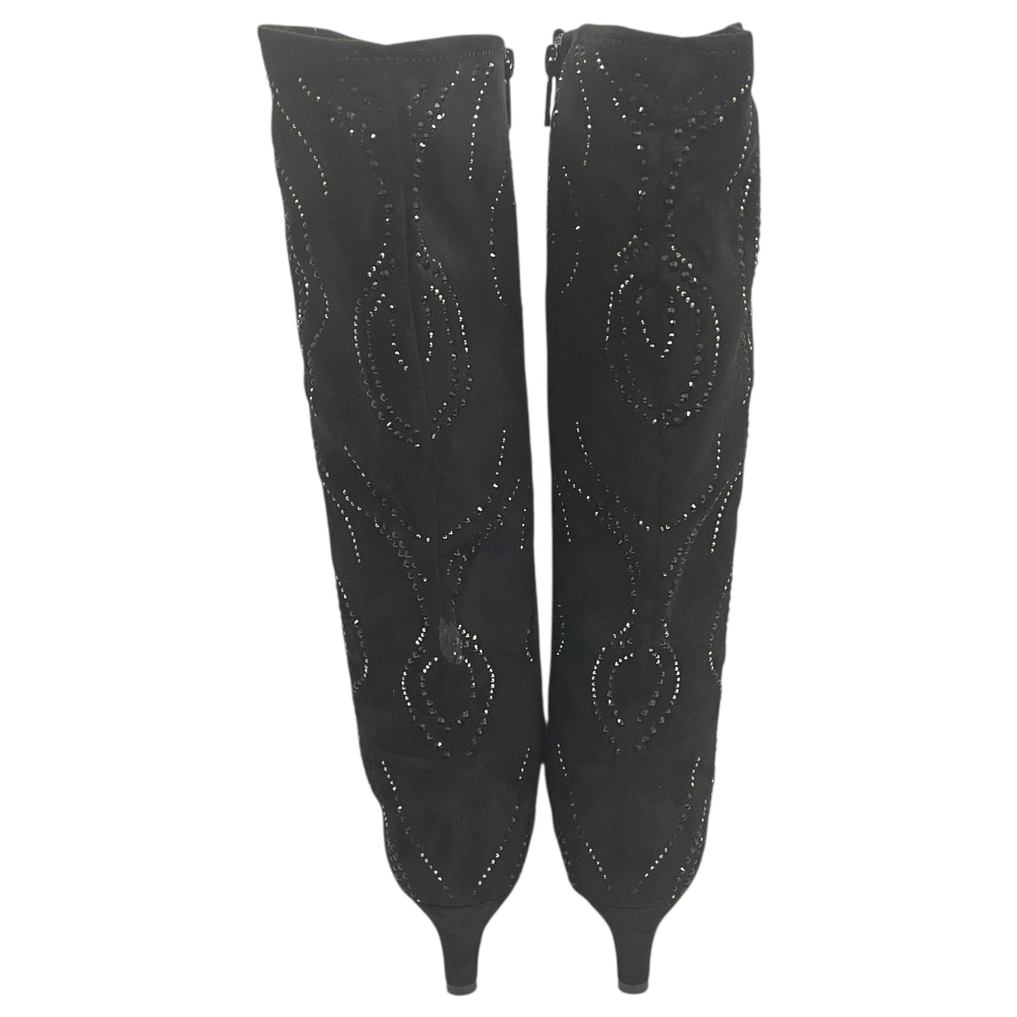 Boots Mid-Calf Heels By Impo In Black, Size:7.5