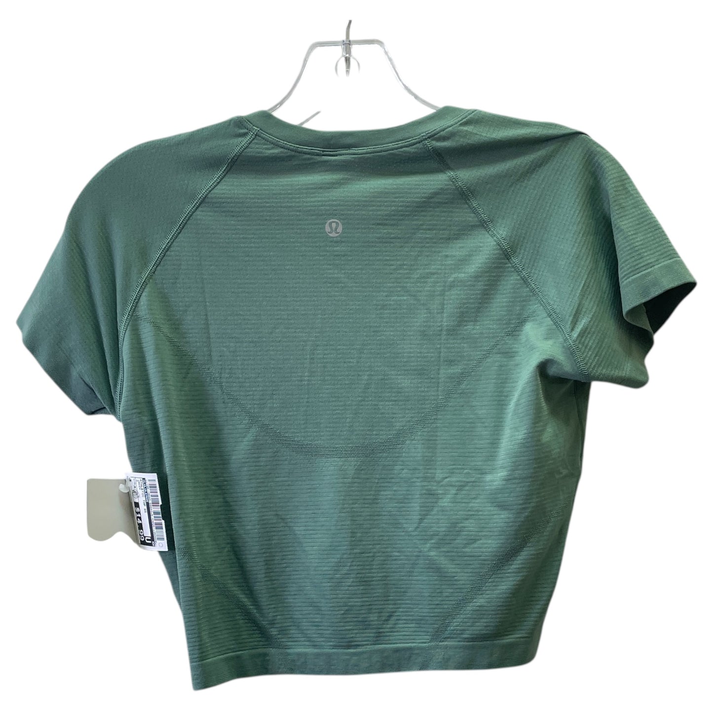 Athletic Top Ss By Lululemon In Green, Size:M