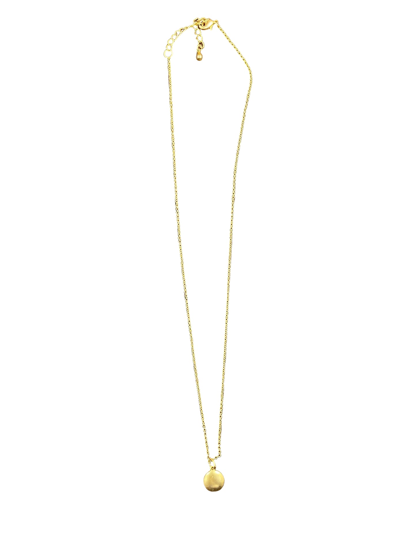 Necklace Pendant By Clothes Mentor In Gold