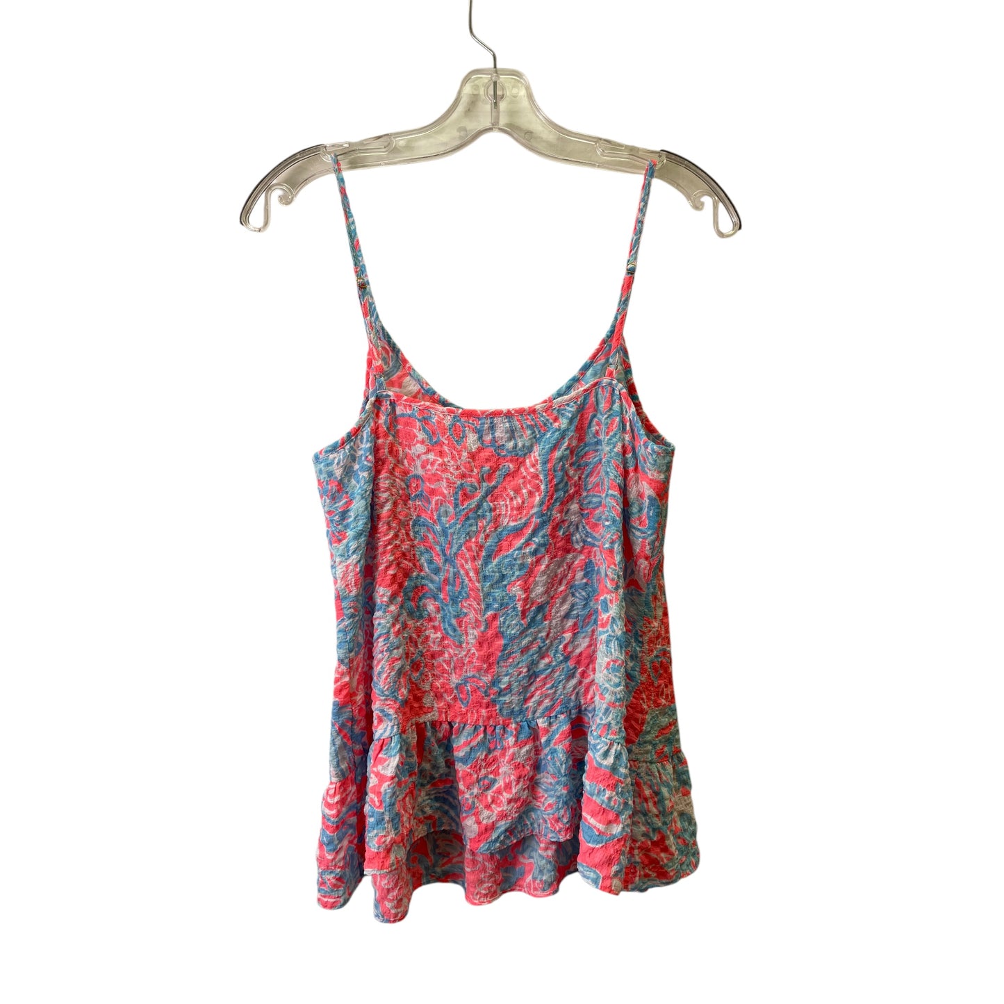 Top Sleeveless Designer By Lilly Pulitzer In Blue, Size:S