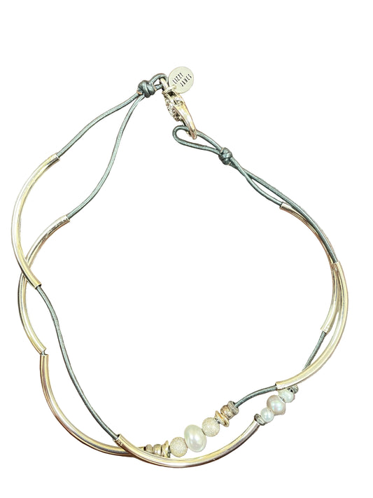 Necklace Choker & Collar By Lizzy James In Grey & Silver