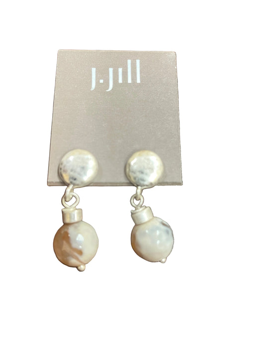 Earrings Dangle/Drop By J. Jill In Pink & Silver