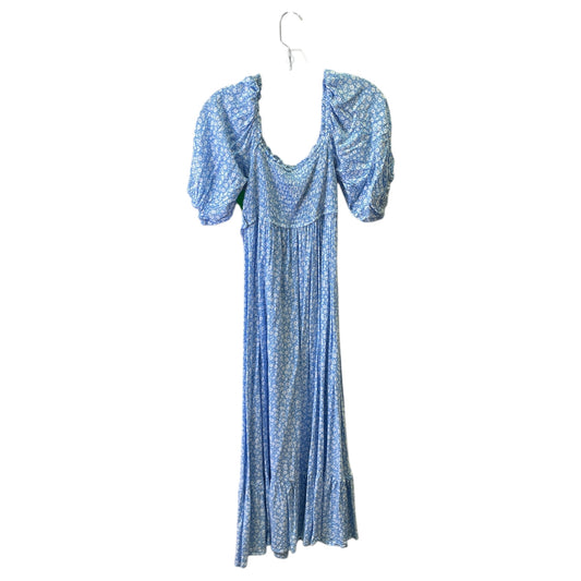 Dress Casual Midi By Shop Neighbor In Blue & White, Size:S