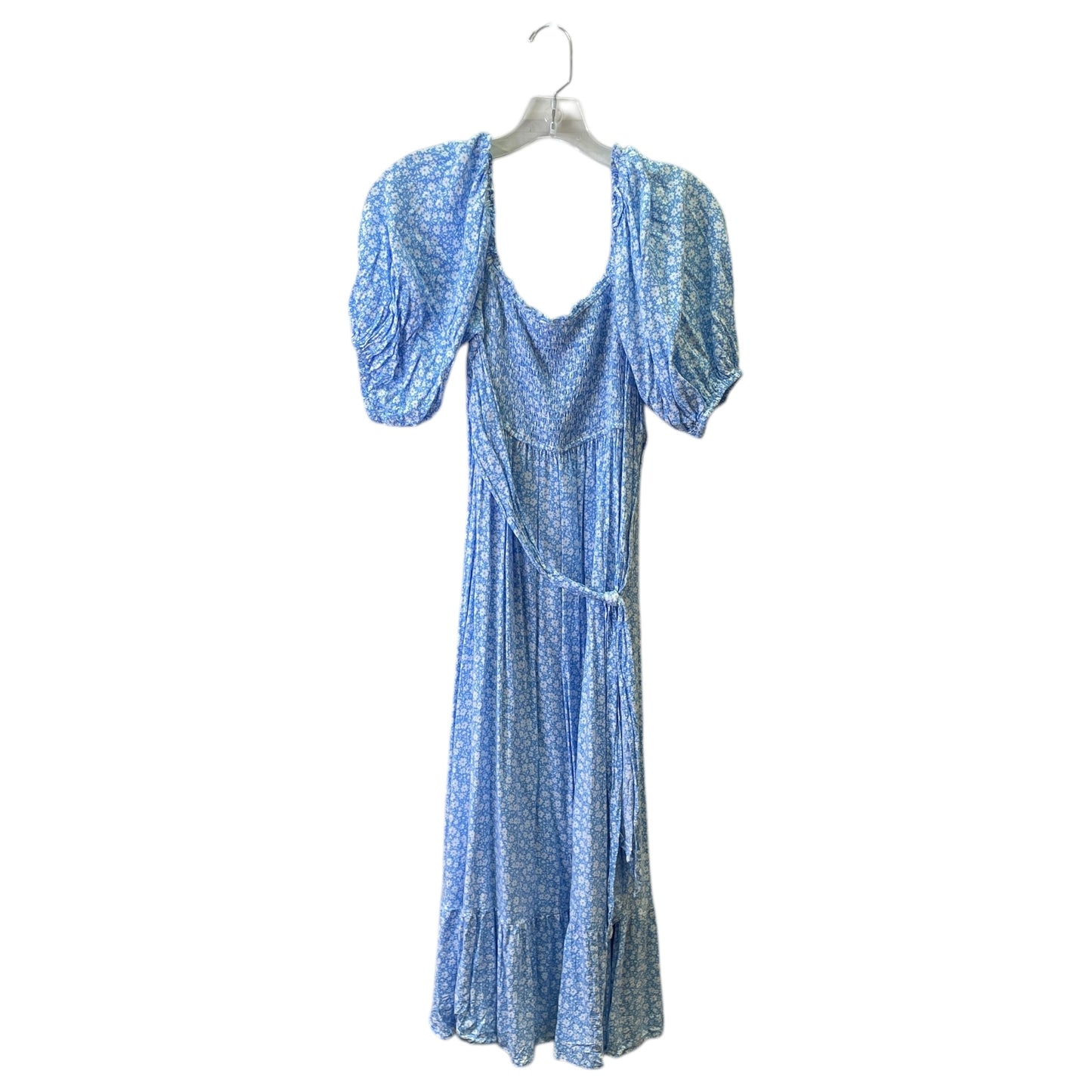 Dress Casual Midi By Shop Neighbor In Blue & White, Size:S