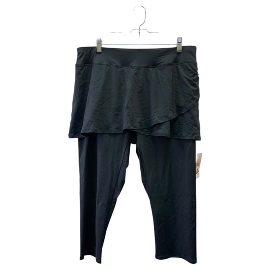 Athletic Leggings By Lands End In Black, Size:Xl