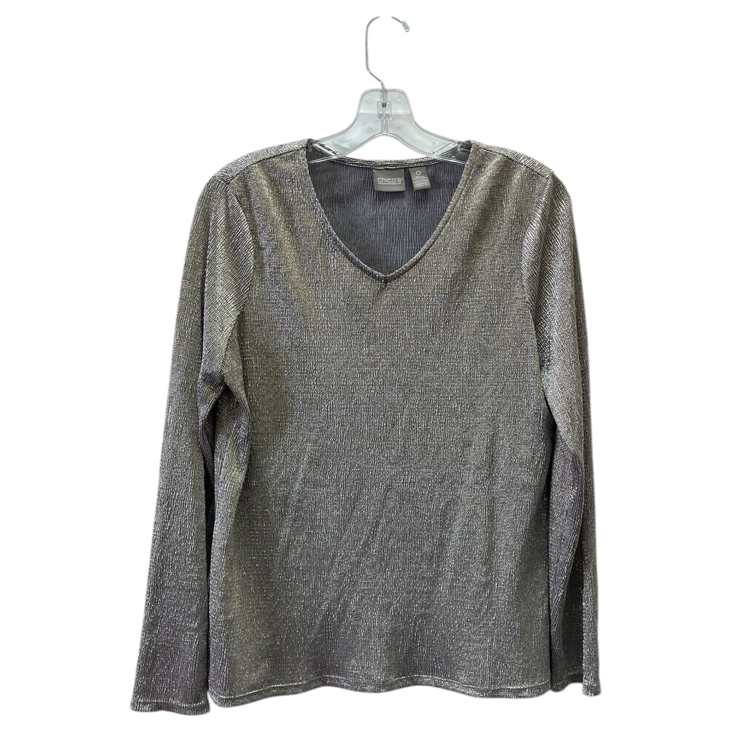 Blouse Ls By Chicos In Gold, Size:S