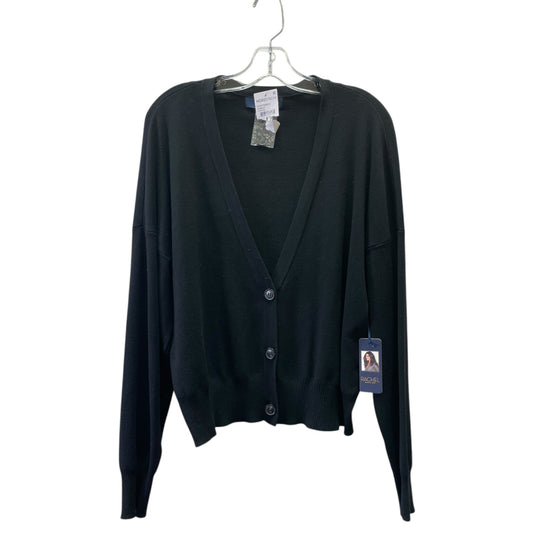 Cardigan By Rachel Roy In Black, Size:Xl