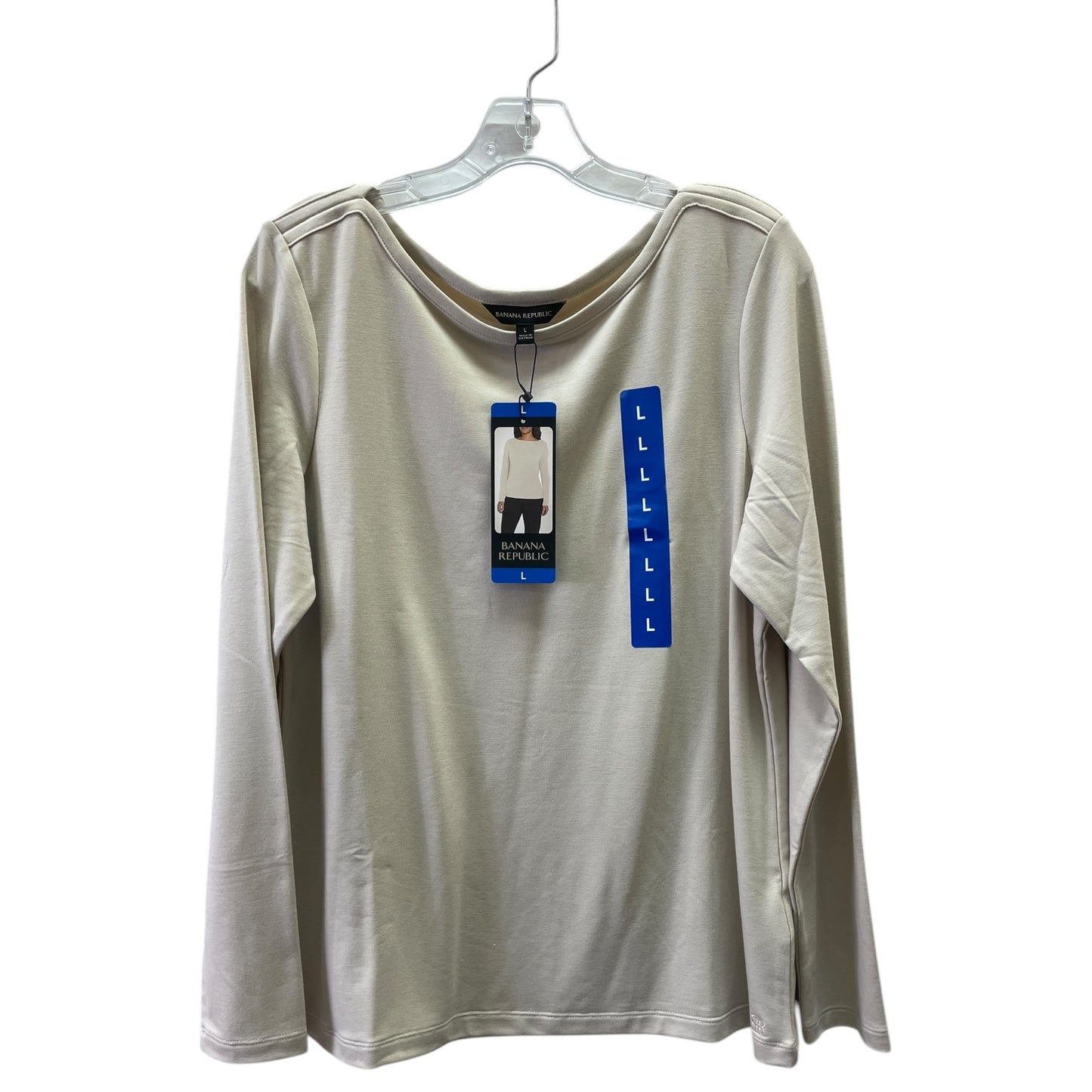 Top Ls By Banana Republic In Beige, Size:L