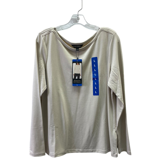 Top Ls By Banana Republic In Beige, Size:L