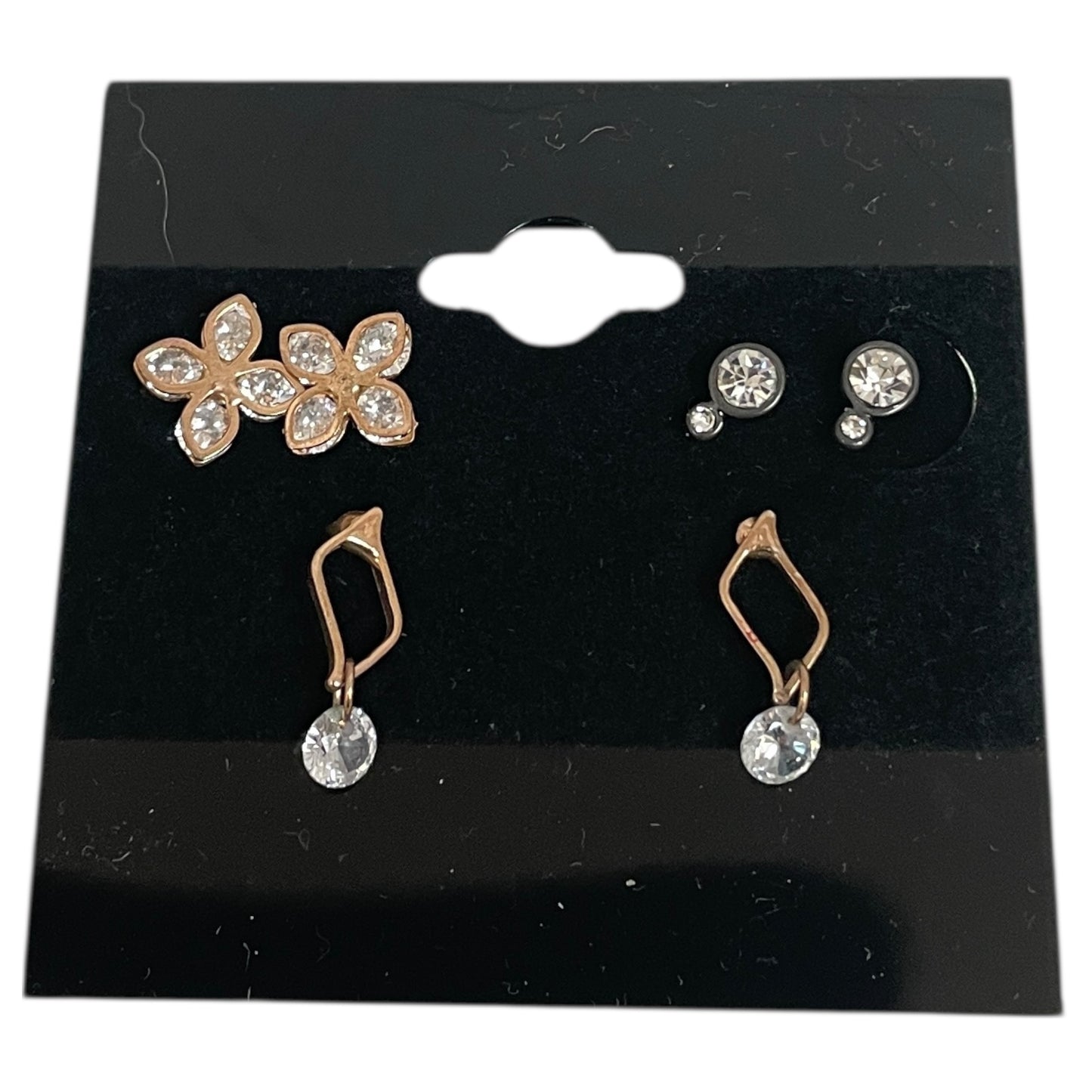 Earrings Other By Cmf In Gold, Size:03 Piece Set