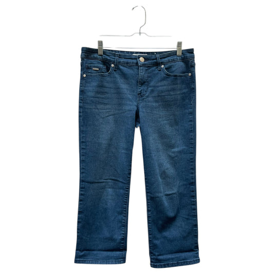 Capris By Nine West In Blue Denim, Size:8