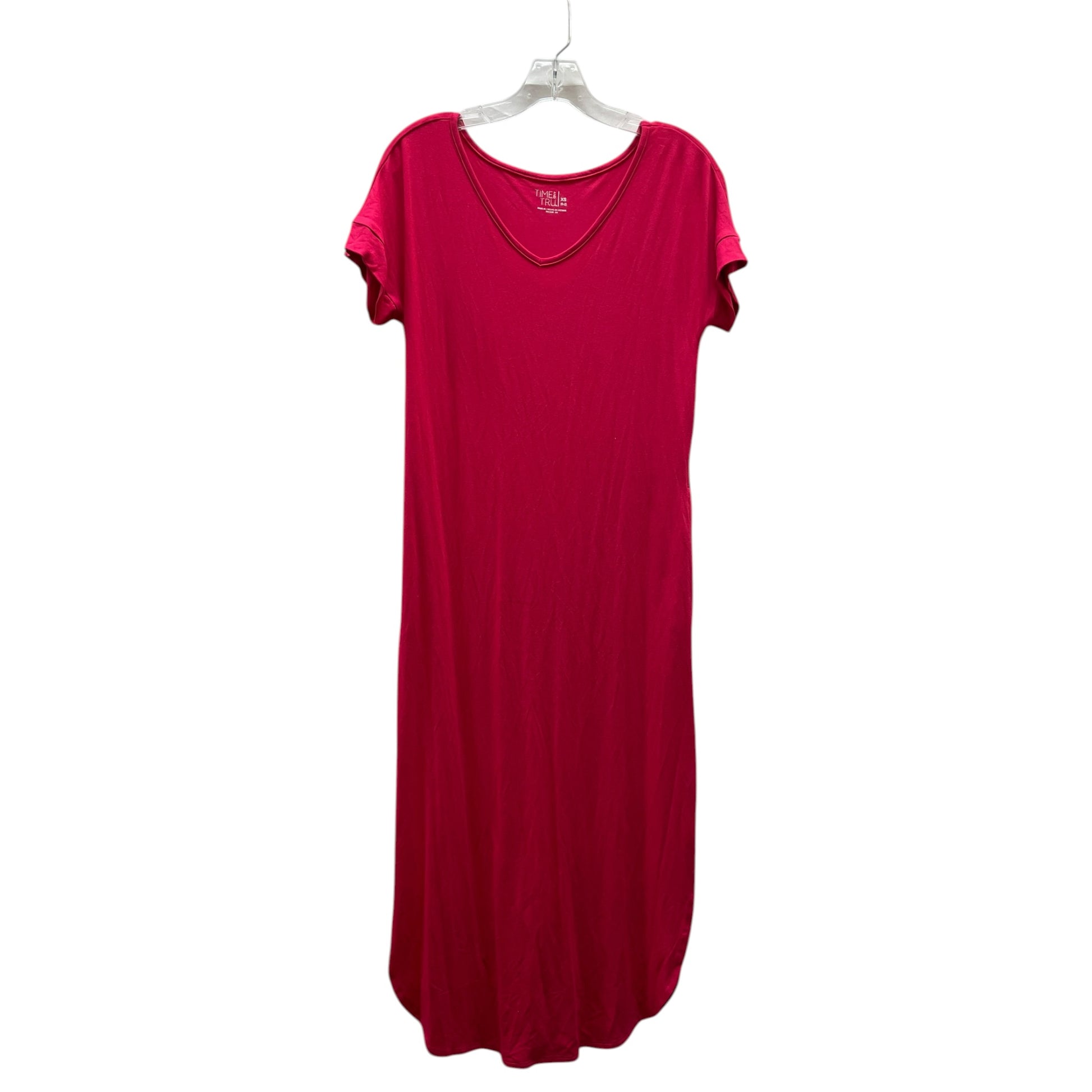 time and tru maxi dress Dress Casual Maxi By Time And Tru In Floral Print, Size: L
