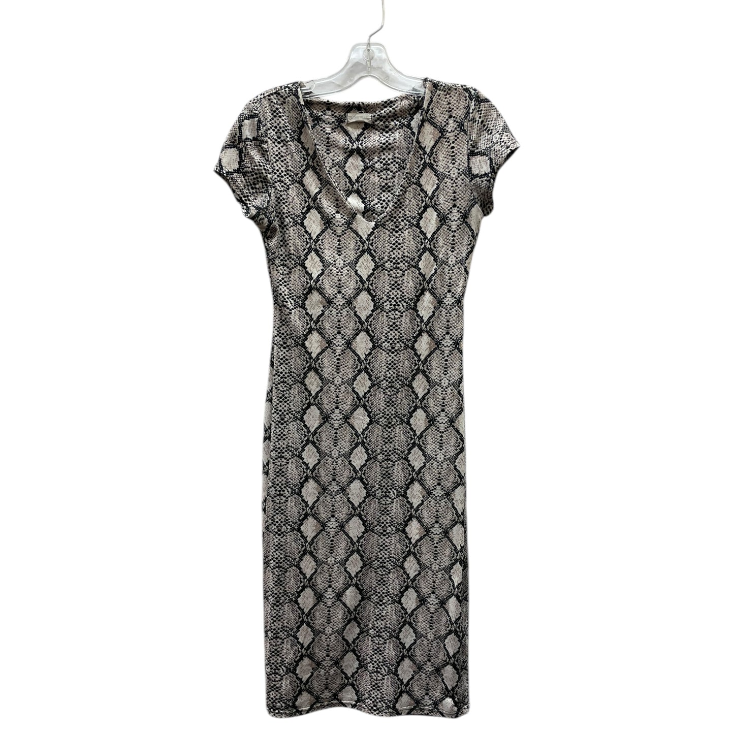 Dress Casual Maxi By See You Monday In Animal Print, Size:L