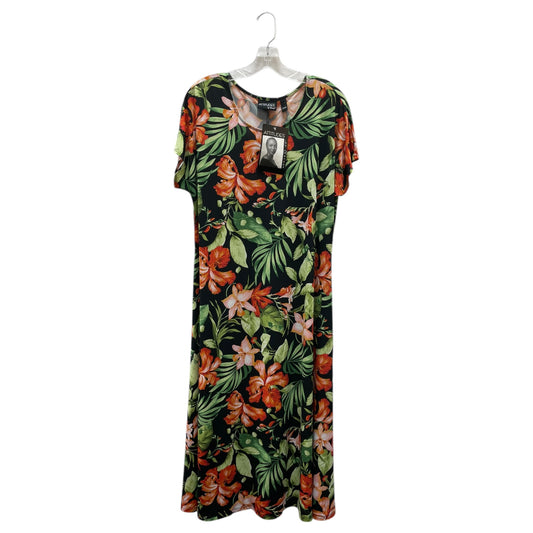 Dress Casual Maxi By Attitude In Floral Print, Size:Xlp