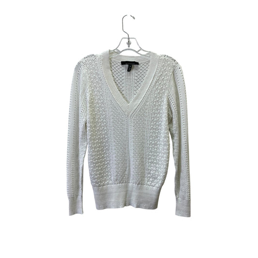 Sweater By White House Black Market In White, Size:M