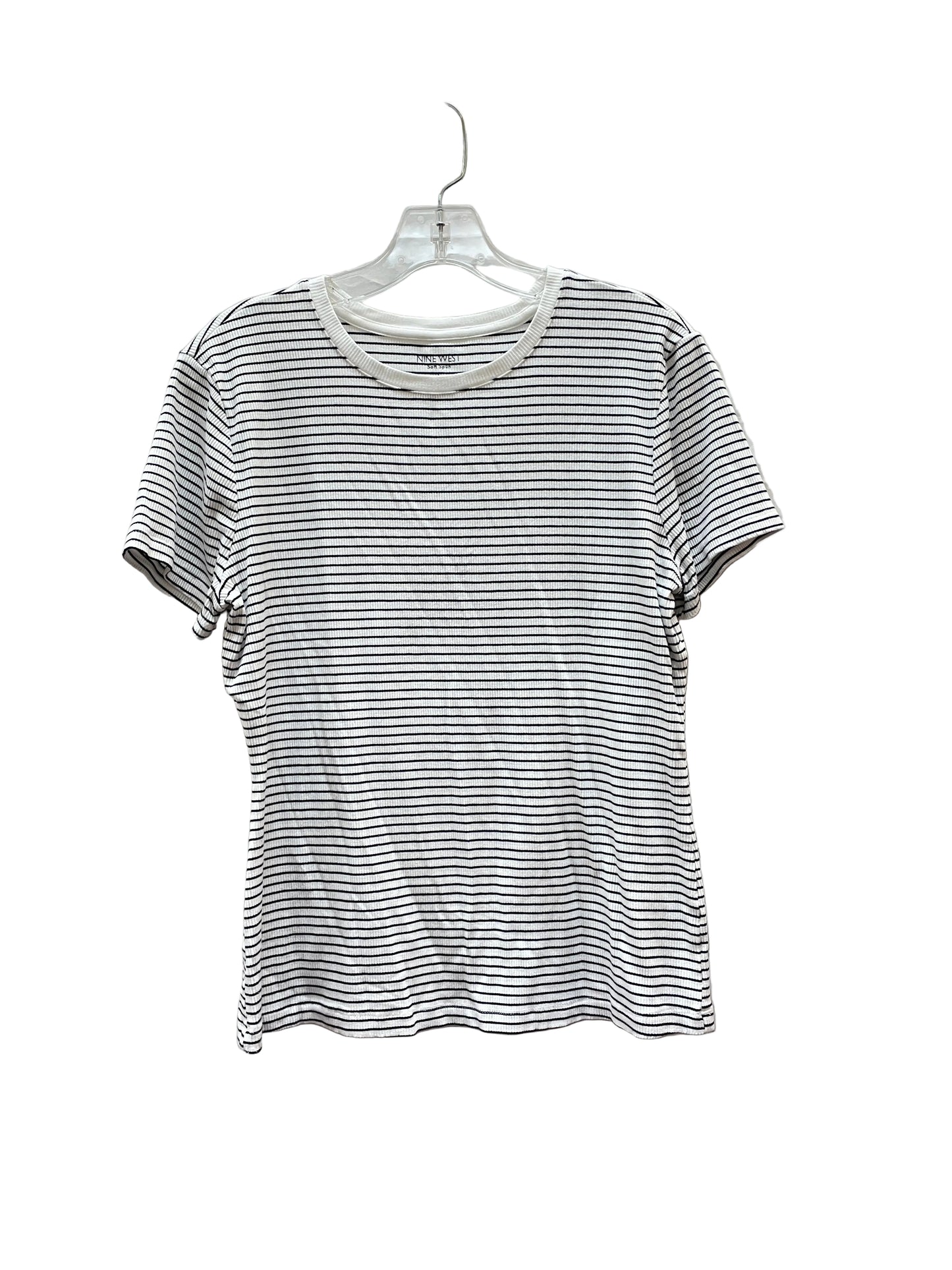 Top Ss By Nine West In Black & White, Size:L