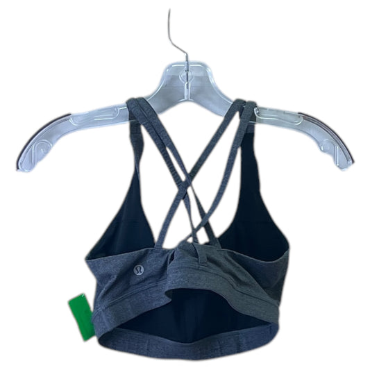 Athletic Bra By Lululemon In Grey, Size:S