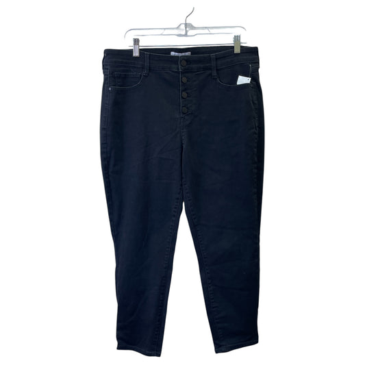 Jeans Straight By Nine West In Black, Size:16