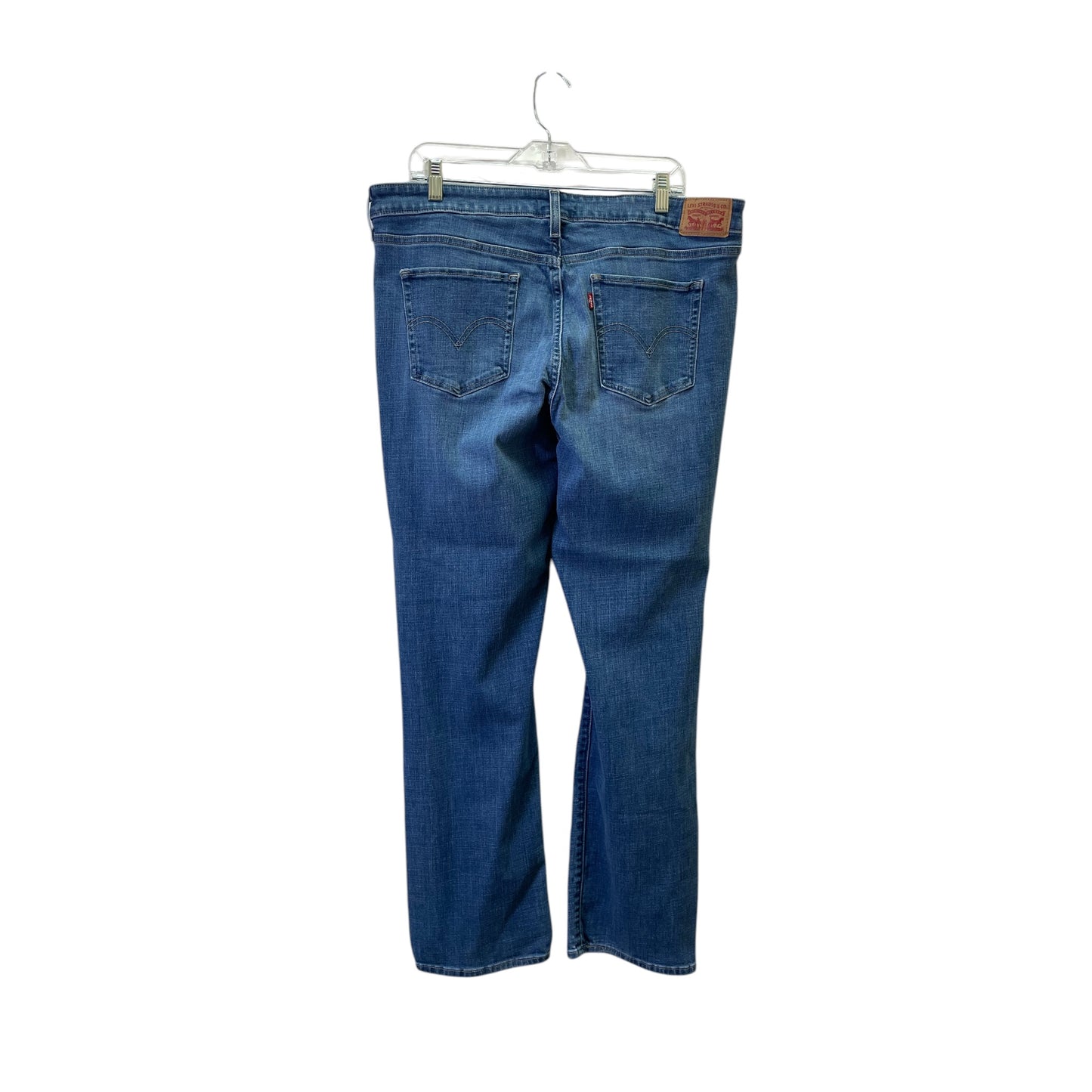 Jeans Boot Cut By Levis In Blue, Size:18