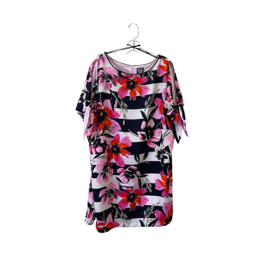 Dress Casual Midi By Vince Camuto In Floral Print, Size:14