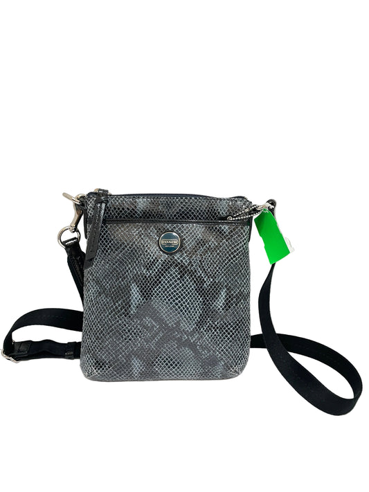 Crossbody Designer By Coach In Blue, Size:Small