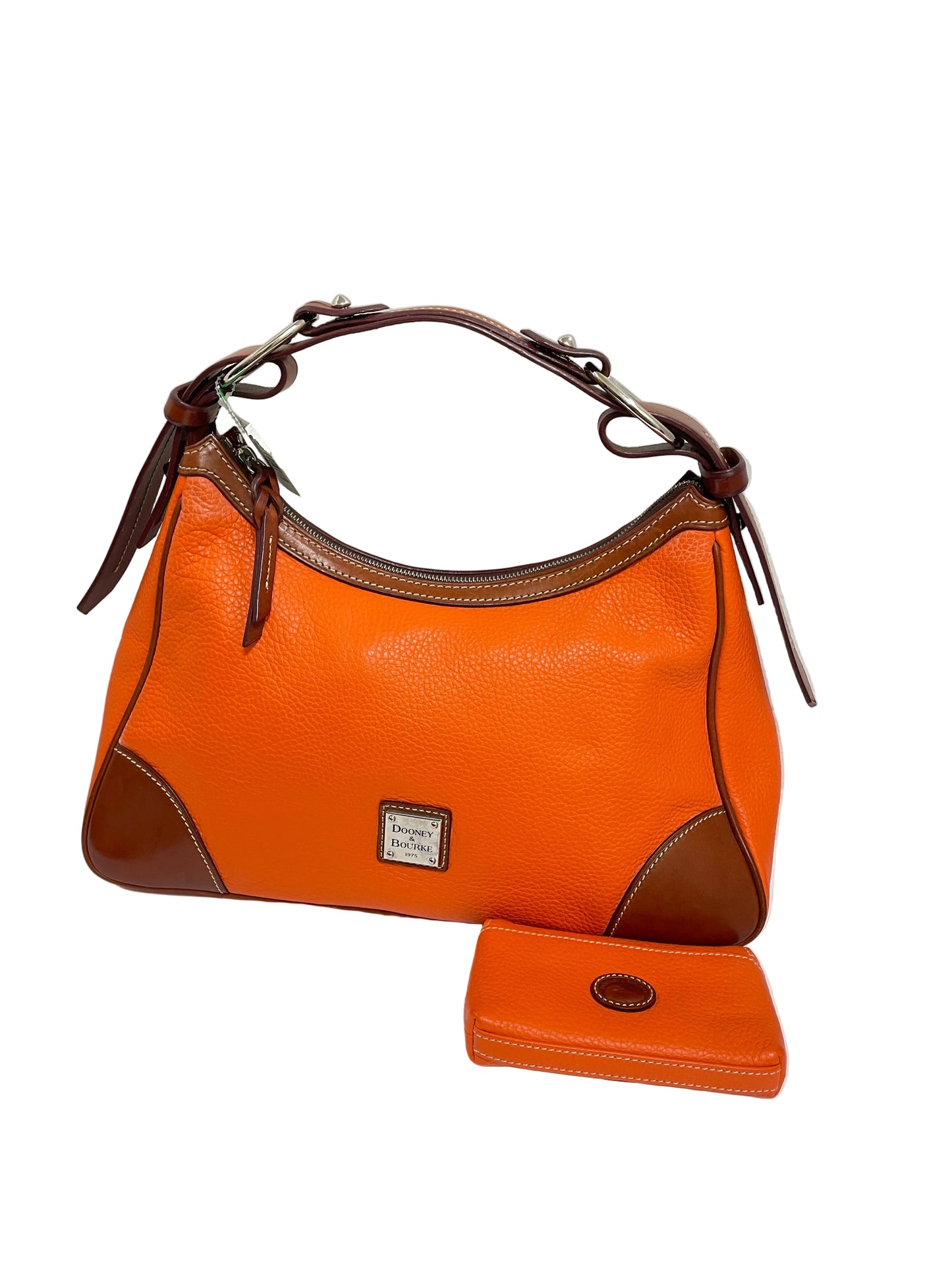 Handbag Designer By Dooney And Bourke In Orange, Size:Large
