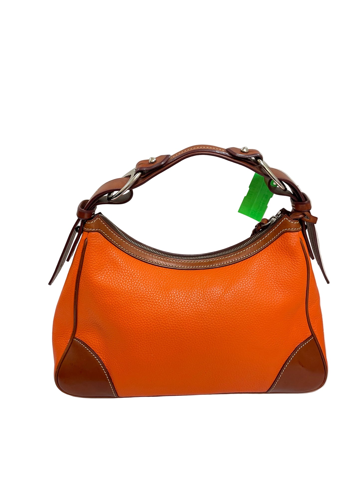 Handbag Designer By Dooney And Bourke In Orange, Size:Large